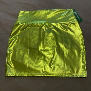 NWT Gorgeous green mini skirt.  Perfect for the holidays!